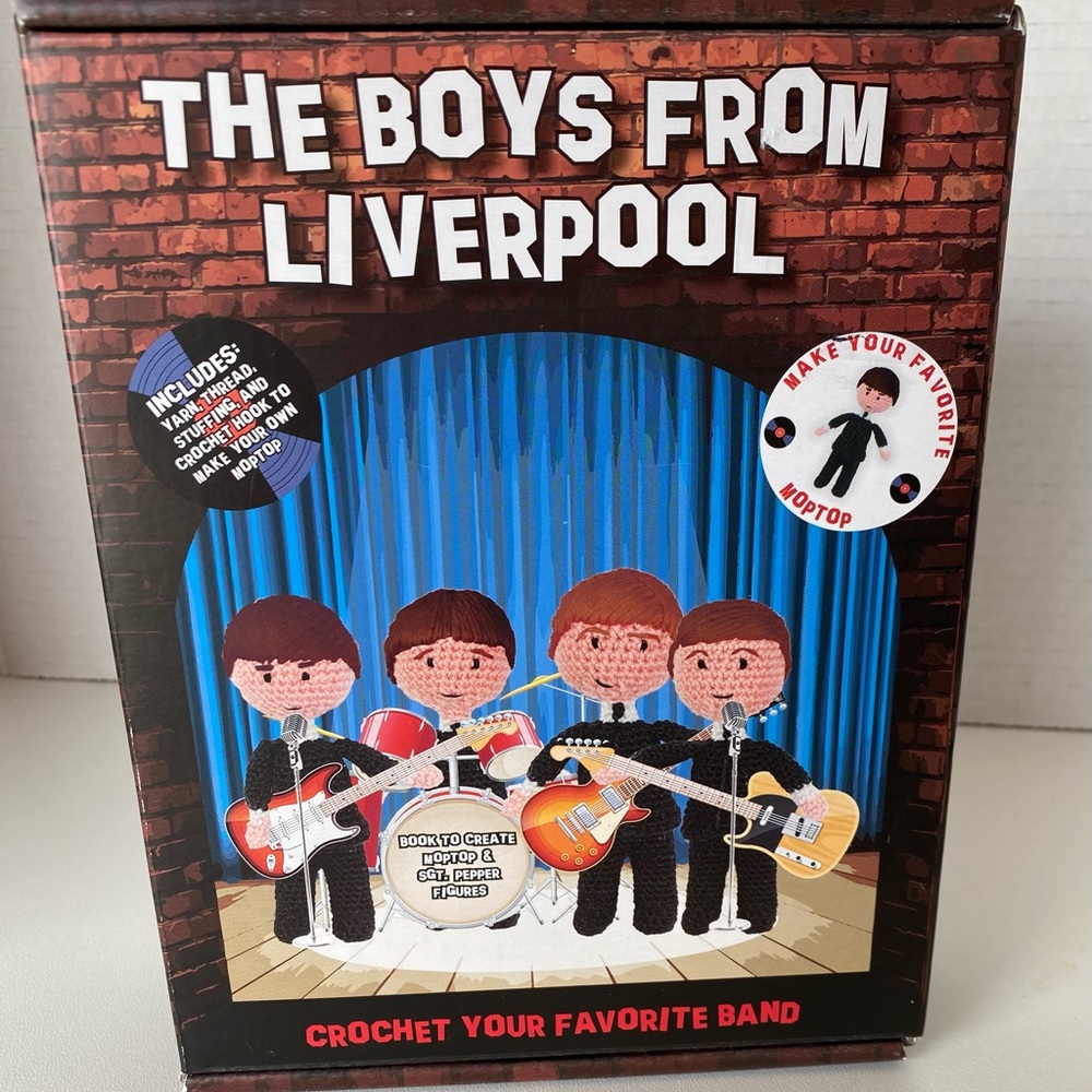 The boys from Liverpool (The Beatles) crochet kit.